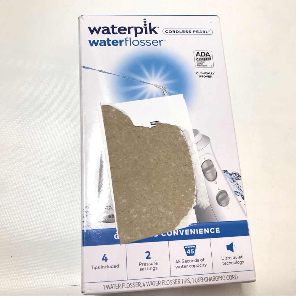 New Waterpik Cordless Pearl Rechargeable Portable Water Flosser for Teeth, Gums - Picture 7 of 7